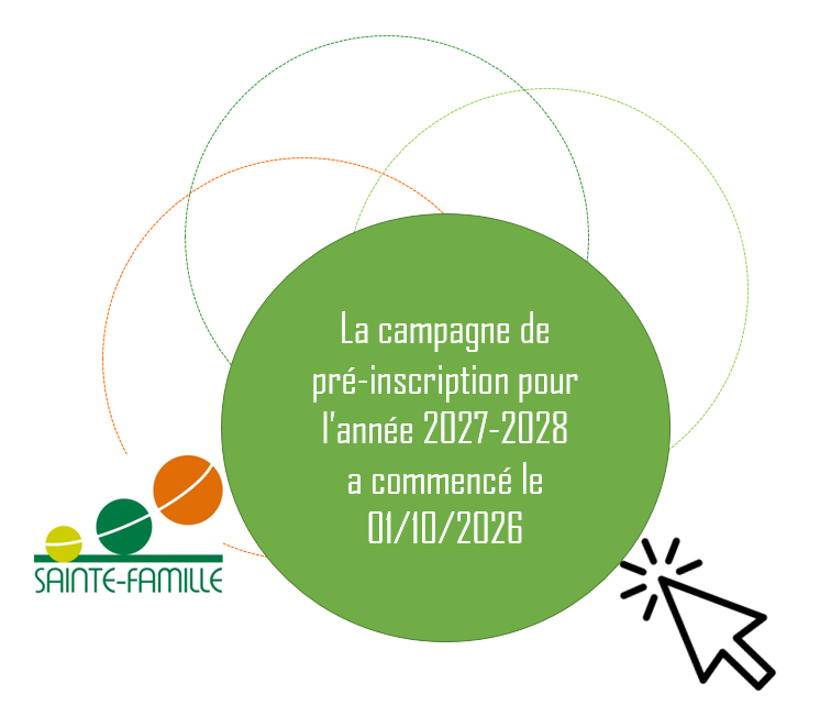Pré-inscriptions 2027-2028 Image